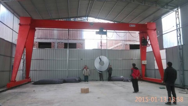 �R��5��MH�͆����Tʽ���ؙC MH type single girder gantry crane(5t in Linyi Shandon ...